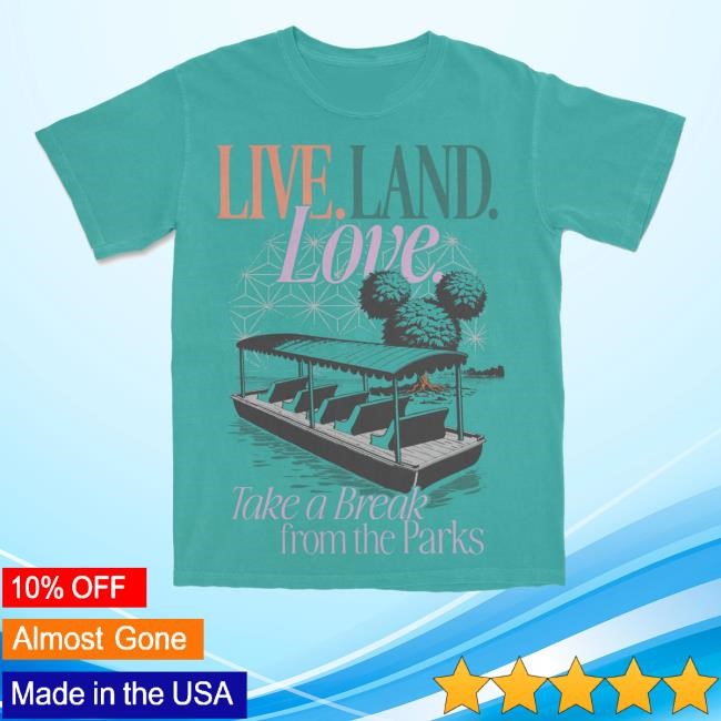 The Lost Bros Merch Live Land Love Tee Shirt