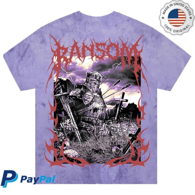 Ransom Merch Knight Tee (Purple) Funny Shirt