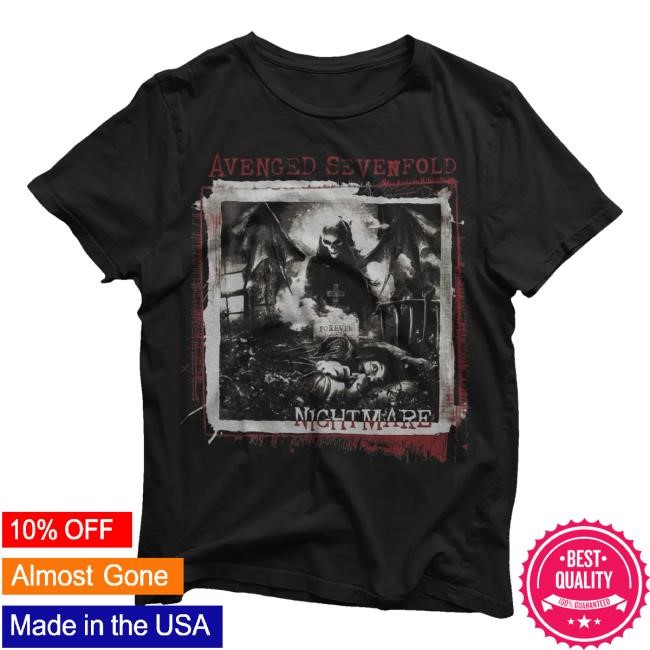 Official A7x World Merch Shop Store Nightmare Tracklist Sweatshirt