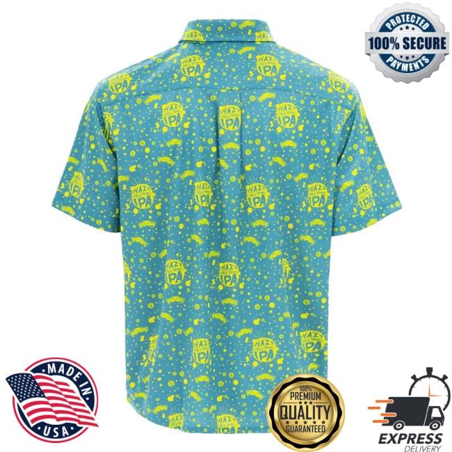 Official Sierra Nevada Merch Hazy Sports Button Down Tee Shirt