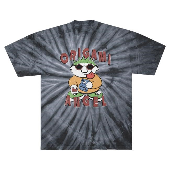 Official Origami Angel Merch Store Camera Guy Tie Dye Long Sleeve Shirt