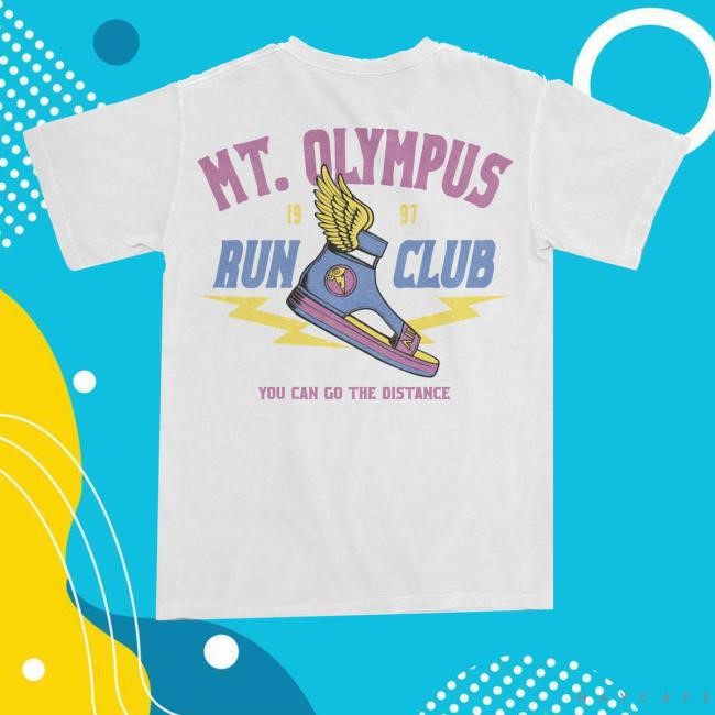 Mt. Olympus Run Club White Sweaters