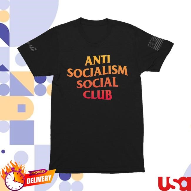 United Merch Store Anti Socialism Social Club Youth T Shirt