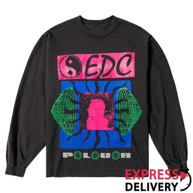 Trending Insomniac Shop Merch Store Edc Blur L/S Crewneck Sweatshirt