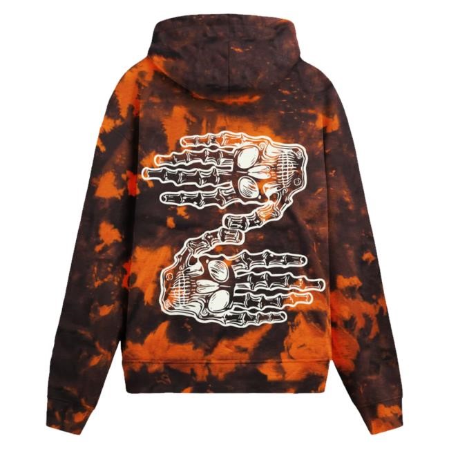 Zeds Dead Official Shop Zeds Dead Dry Hands Bleach Tie Dye Pullover Classic Shirt