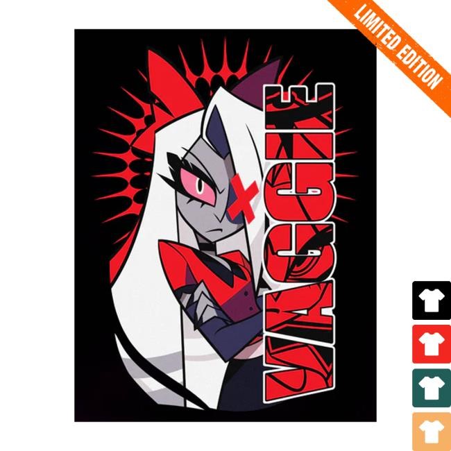 Hazbin Hotel Merch Store Hazbin Hotel Vaggie Hooded Sweatshirt