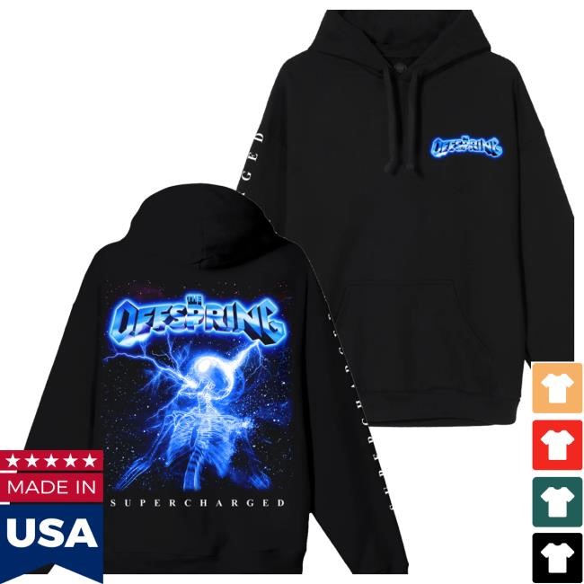 Official Offspring Merch Supercharged Black Shirt