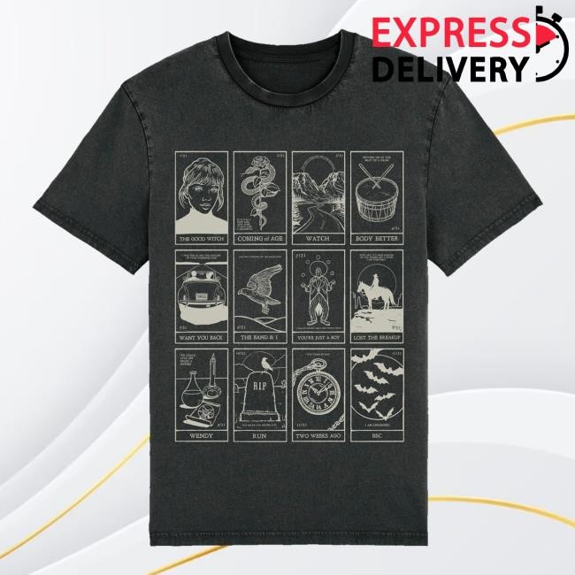 Maisie Peters Merch Store Tarot Negative Shirt