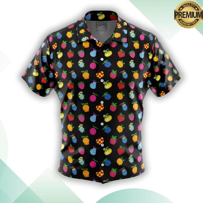 Animeape Merch Single Piece Of Demon Fruit One Piece Button Up Hawaiian Classic Shirt