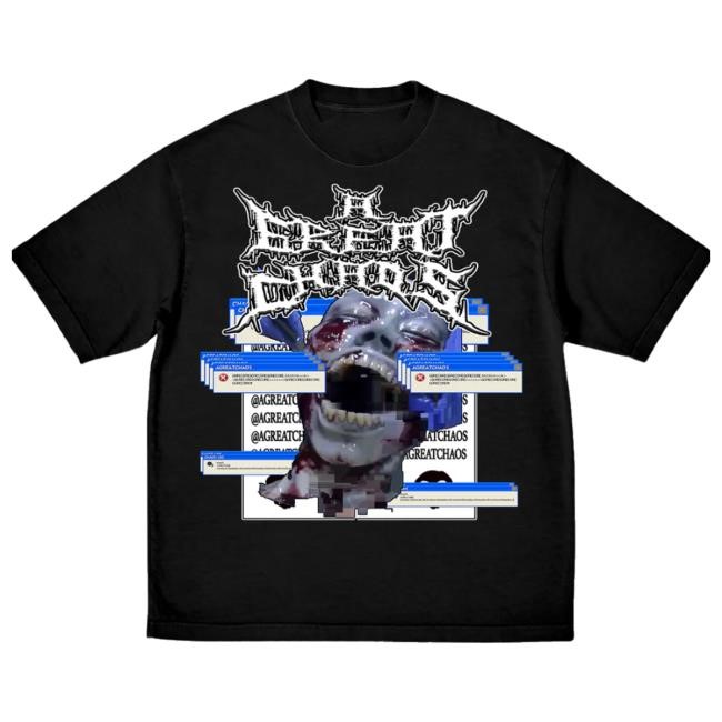 Ken Carson Merch Store Chaos Error Black Shirt, Hoodie, Sweatshirt
