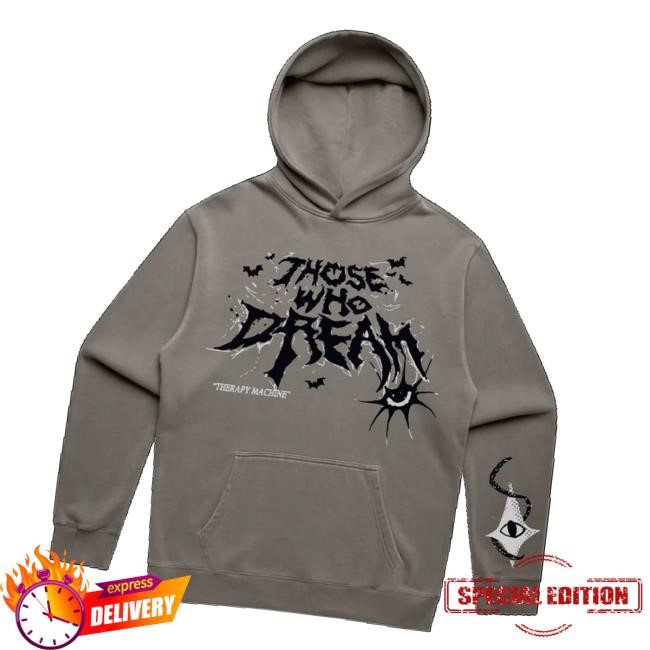 24Hundred Merch Those Who Dream Those Who Dream Faded Grey Hoodie Sweatshirt