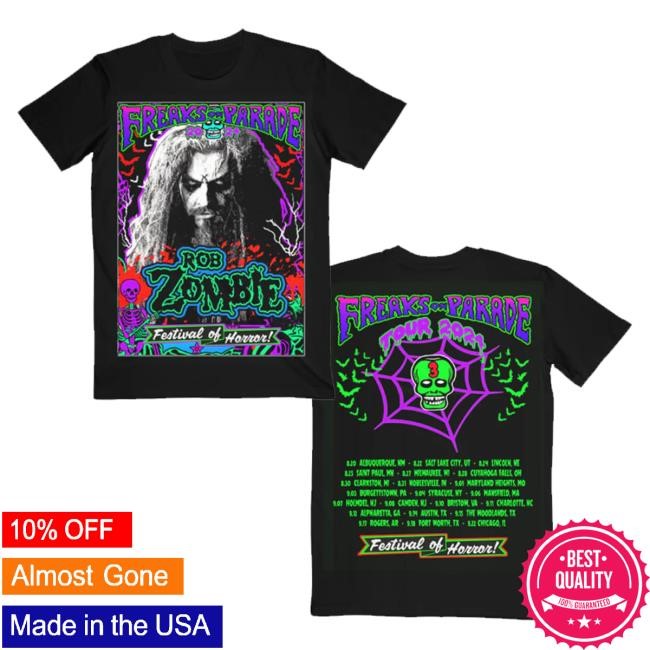 Rob Zombie Merch Store Festival Of Horror 2024 Itin Hoodie