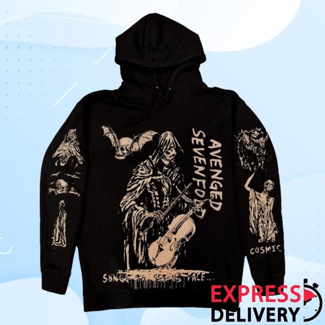 A7x World Merch Sketchy 2.0 - Heavyweight T Shirts Avenged Sevenfold Merch