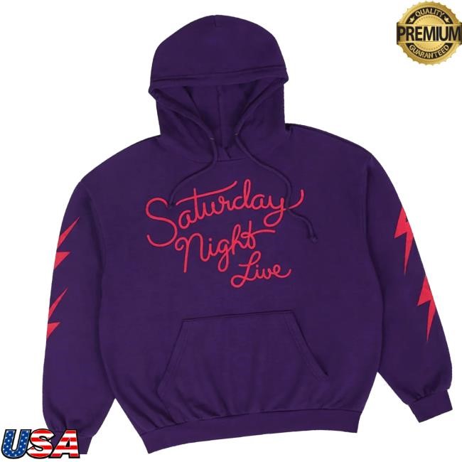 Nbc Store Merch Snl X Aviator Nation Script Logo Relaxed Crewneck Sweatshirt