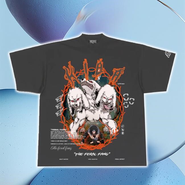Original Feral Fang Tee Shirt Imperial Strength Shop Merch Store