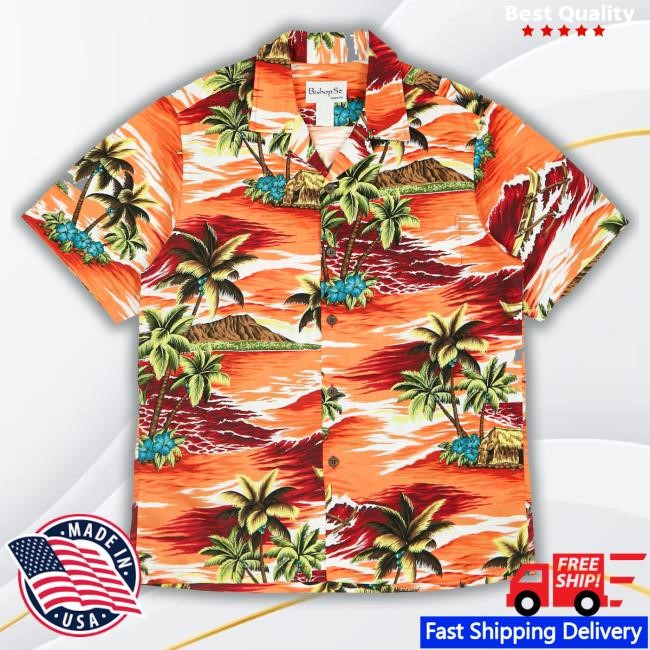 Bishop St. Usa Hawaiian Tee Shirt