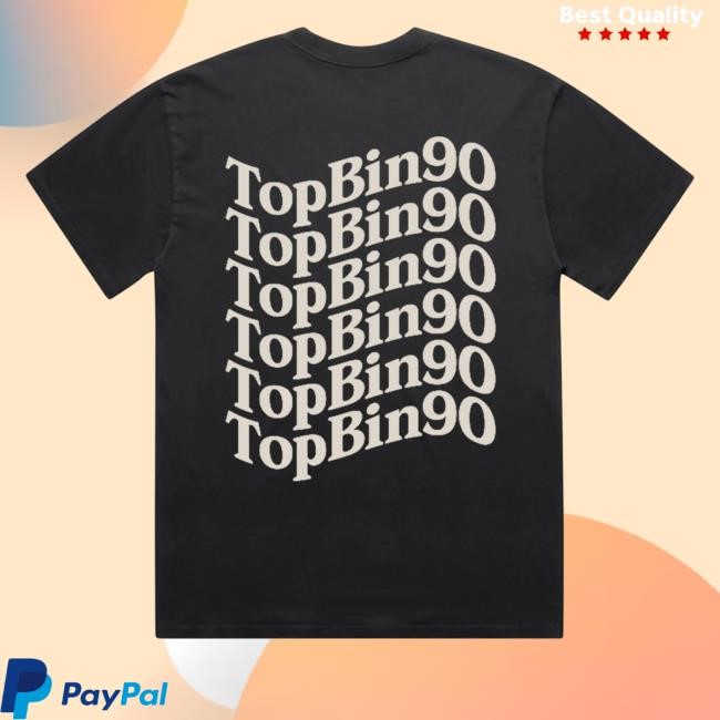 Topbin90 Merch Shop Store Topbin Stacked New Shirt