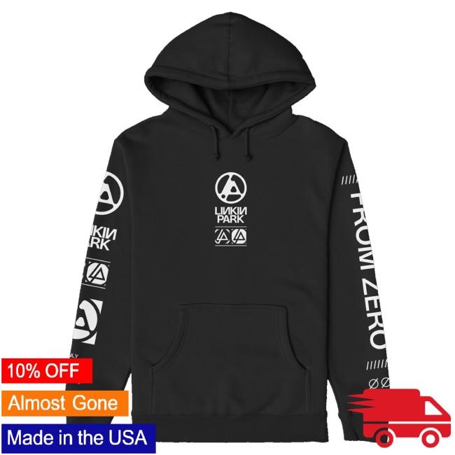 Linkin Park Merch Store From Zero Black Pullover Hooded Sweatshirt