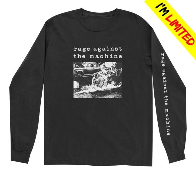 Maniacs Online Rage Against The Machine Self-Immolation Shirts