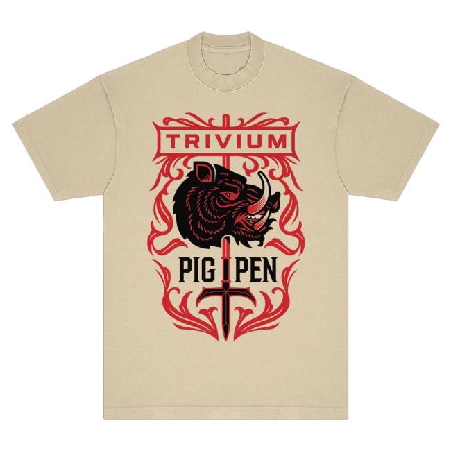 Original Trivium Store Merch Pig Sword Sweatshirt
