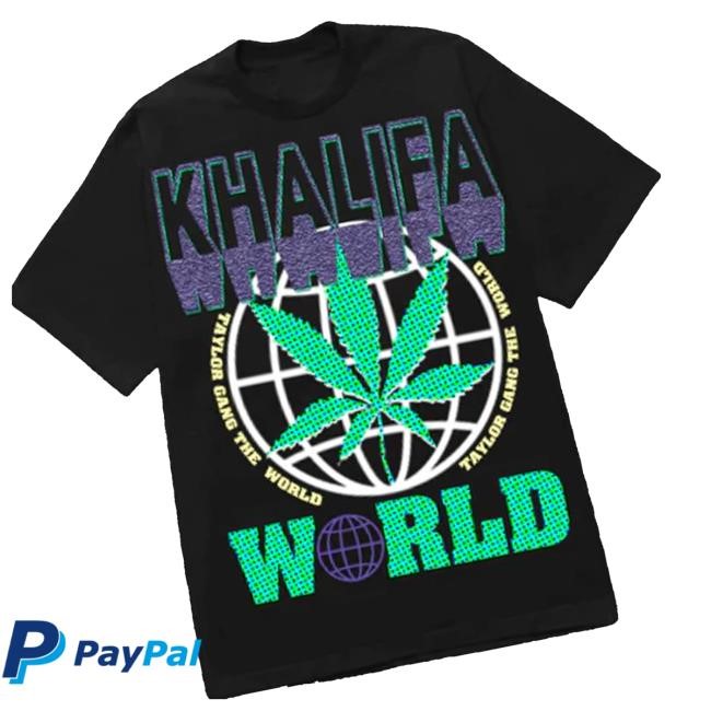 Wiz Khalifa Official Merch Khalifa The World Unisex Sweatshirt