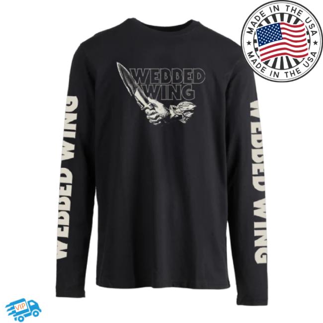 Trending Memory Music Merch Store Webbed Wing Webbed Wing - Knife Long Sleeve Tee Memory Music Shop