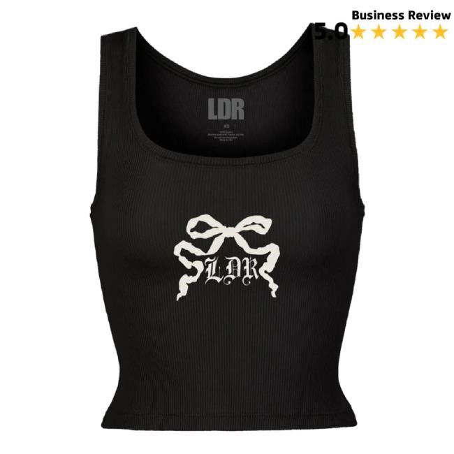 Trending Black t-shirt, hoodie, tank top, sweater and long sleeve t-shirt With Ldr Ribbon Ana Del Rey Store Merch Shop