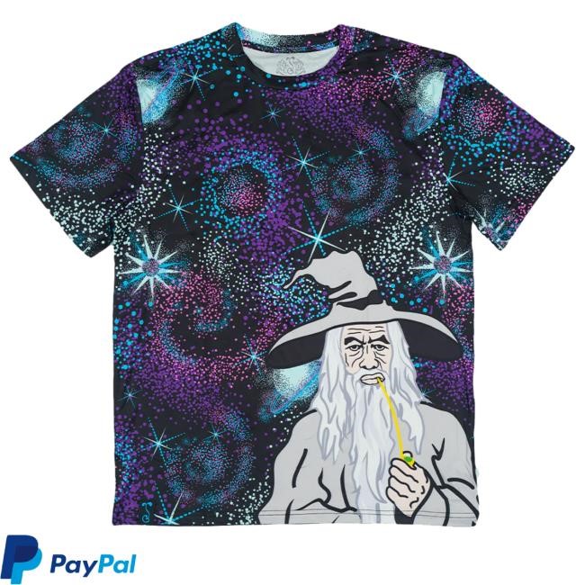 Grassroots California Merch Shop Toking Wizard Galaxy T Shirt
