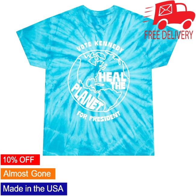 Kennedy24 Merch Vote Kennedy Heal The Planet Tie Dye Unisex T Shirt