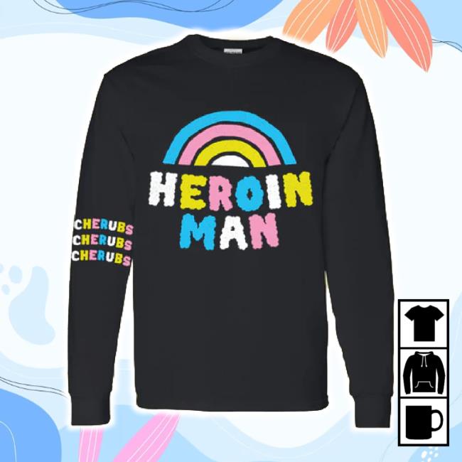 Original Cherubs - Heroin Man Hoodie Brutal Panda Records Shop