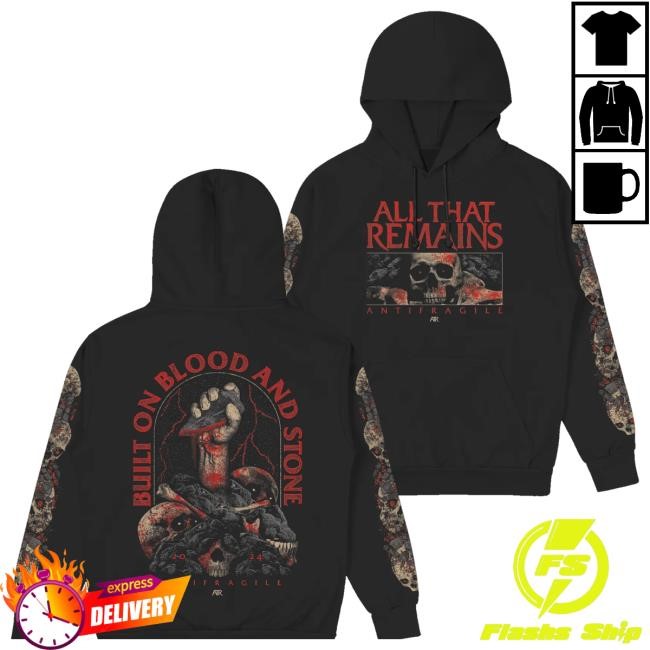 All That Remains Official Store Merch Blood And Stone Shirt