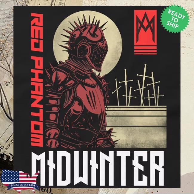 Midwinter Merch Red Phantom Sweater