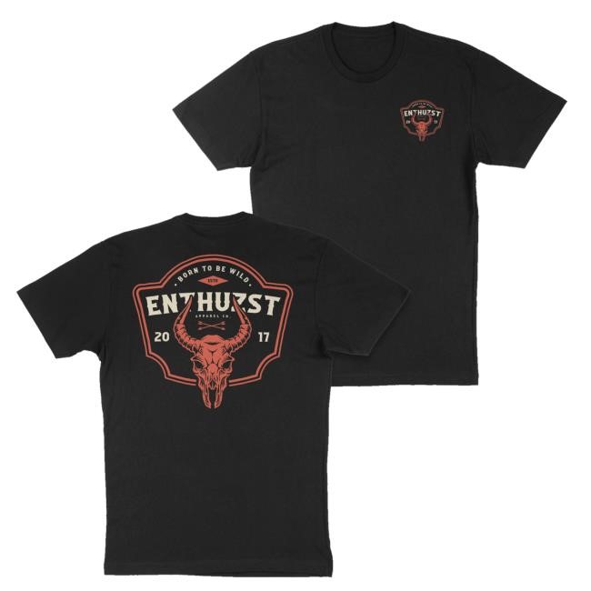 Enthuzst Merch Born Wild Tee Shirt