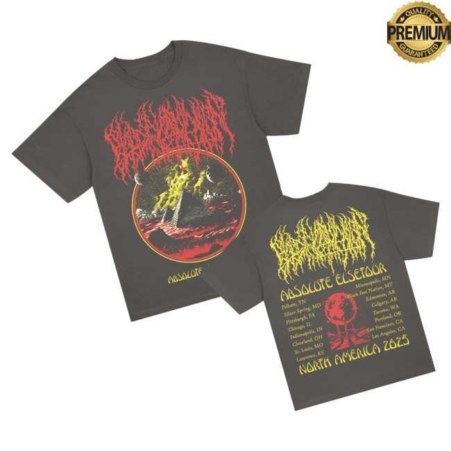 Trending Blood Incantation Merch Pyramid Summer 2025 Tour Hooded Sweatshirt Pepper