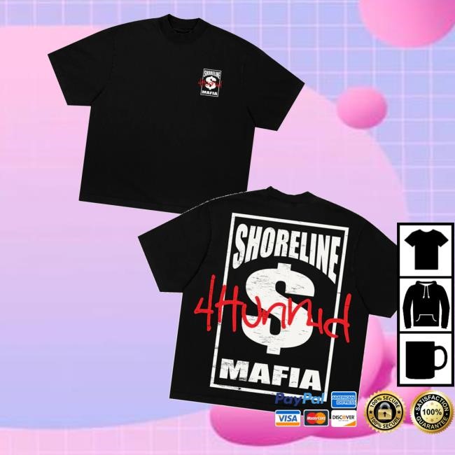 4Hunnid Merch Store Shop 4Hunnid X Shoreline Mafia Cash Money Hoodie Sweatshirt