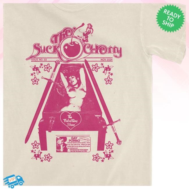 The Velveteers Merch Shop Store Official Suck The Cherry Natural Classic Shirt