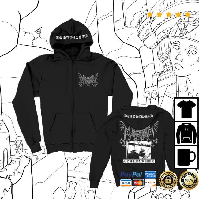 Original Deathcrush Zip Up Classic Shirt The True Mayhem Shop Merch Store
