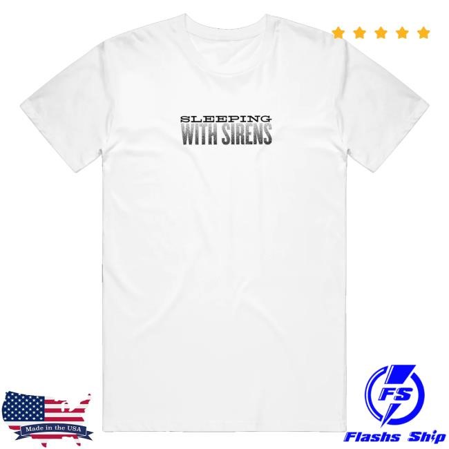 Official Sleeping With Sirens Merch Stairs White Sweater