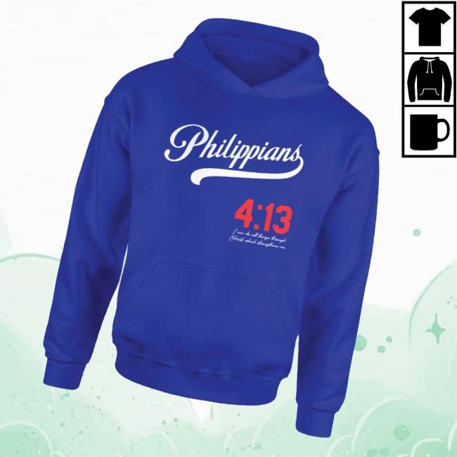 Godmotive Merch Philippians 4 13 Sweaters