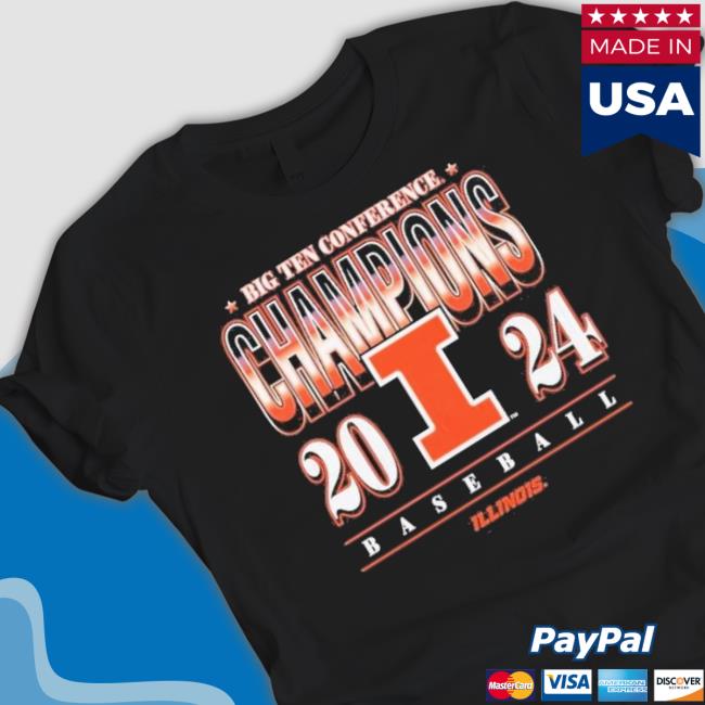 Original Illinois Baseball 2024 B1g Regular Season Champions Big Ten Conference Sweatshirt Original Illinois Baseball 2024 B1g Regular Season Champions Big Ten Conference Sweaters