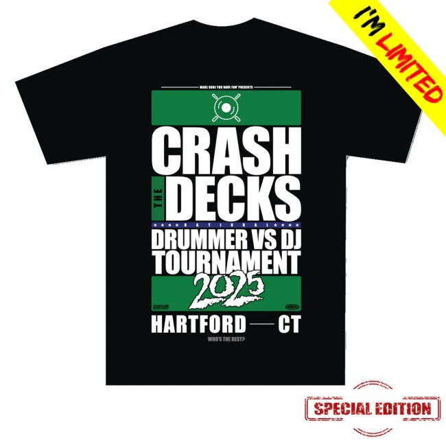 2025 Tournament Hartford, Ct T-Shirt, Hoodie, Tank Top, Sweater And Long Sleeve T-Shirt Crash The Decks Merch Store