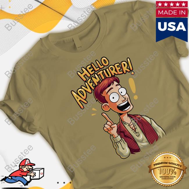 Vldl Merch Hello Adventurer Hooded Sweatshirt