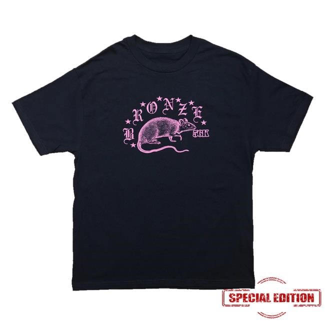 Bronze56k Merch Rodent Basketball Jersey Navy