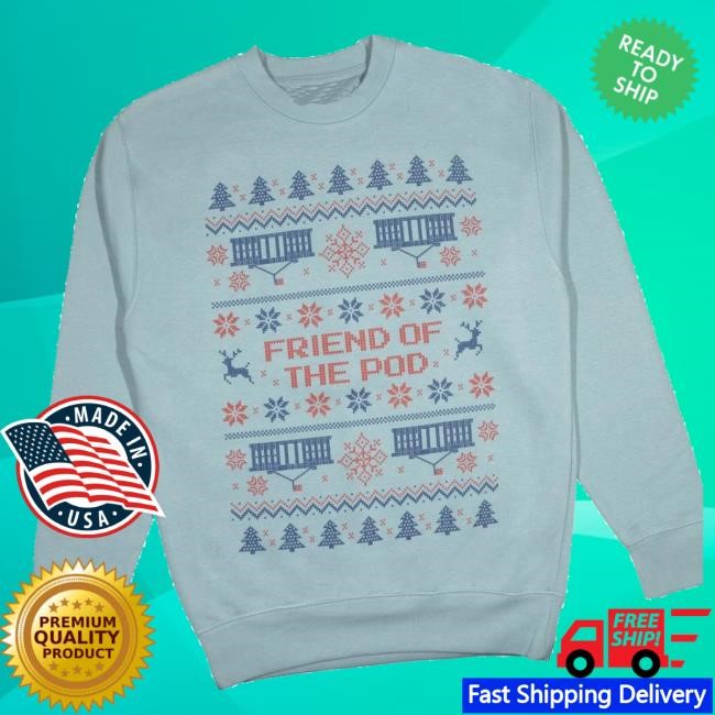 Official Crooked Merch Store Friend Of The Pod Holiday Shirt