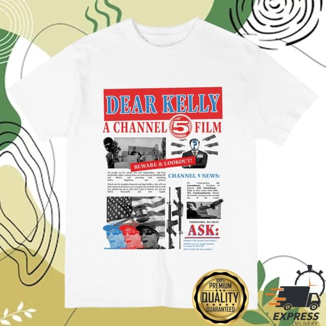 Channel 5 Merch Beware & Lookout White Shirt