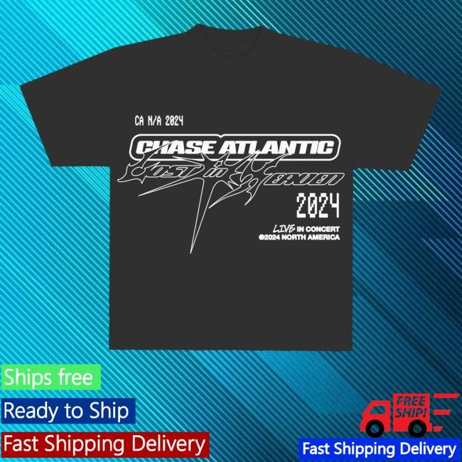 Chase Atlantic Merch Shop Store Official Lost In Heaven Dateback Long Sleeve T Shirt