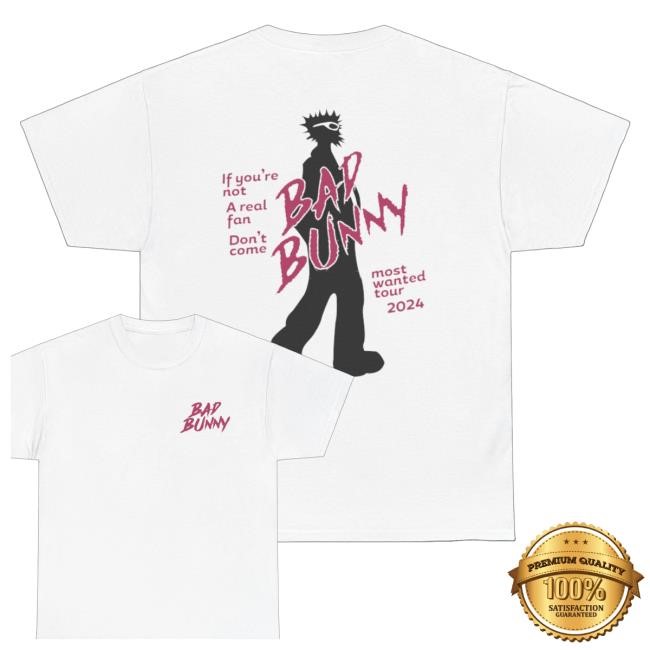Most Wanted Tour Signature Real Fan Shirt