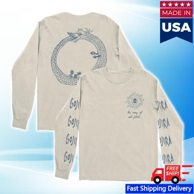 Official Twoaf Anniversary Long Sleeve T Shirt Gojira Shop Merch Store