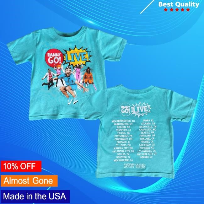 Danny Go Merch Danny Go Live 2024 Tour T-Shirt, Hoodie, Tank Top, Sweater And Long Sleeve T-Shirt