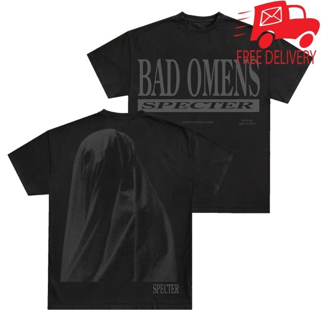 Official Bad Omens Merch Ghost T-Shirt, Hoodie, Tank Top, Sweater And Long Sleeve T-Shirt Blk